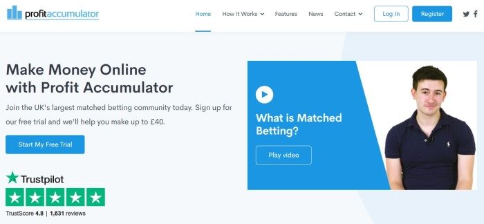Proft Accumulator Website